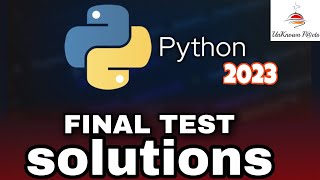 CISCO PYTHON ESSENTIAL FINAL TEST ANSWERS 2023 ll #cisco #python #ciscocertification #pythonans#2023