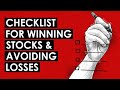 How to Create an Investment Checklist: Avoid Losing Stocks & Make Smart Decisions (TIP656)