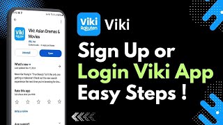 Log In Viki | How to Sign Up Account on Viki !