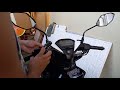 tutorial how to install motowolf cellphone holder v3 side mirror mount click 125i v2 vlog 2