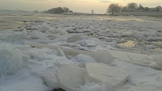 Eisgang auf der Elbe bei Schnackenburg Schönes Wendland #28