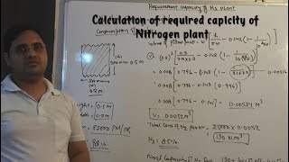 Required capacity of nitrogen plant