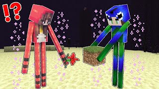 How Ayush and Ekta Became ENDERMAN? 😱 (Minecraft)