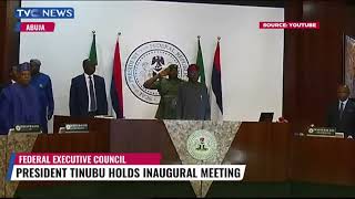 President Tinubu Holds First FEC Meeting With New Minister