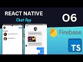 React Native Real-Time Chat App with GiftedChat and Firebase  with Push Notification