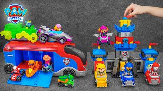 Paw Patrol toys collection unboxing | Rubble \u0026 Crew, Building Blocks Rescue Knight, Mission Cruiser