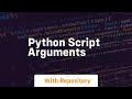 python script arguments