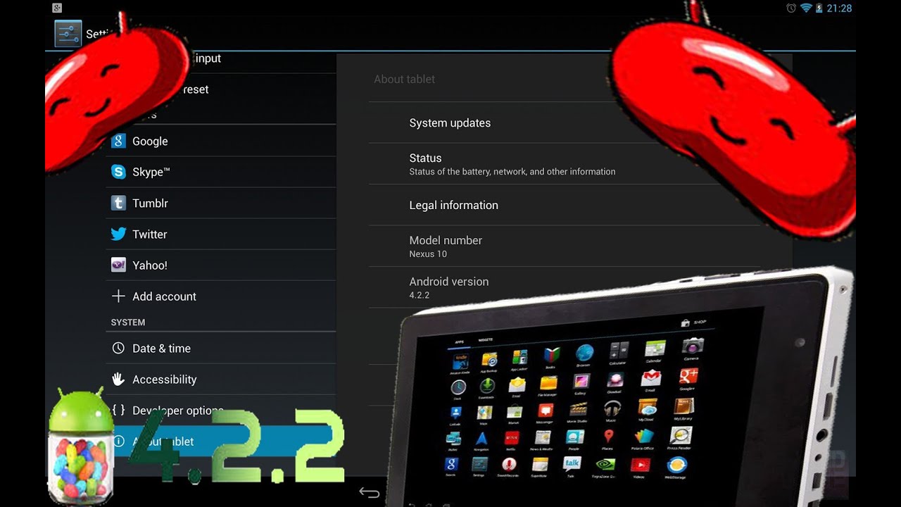 Android Jelly Bean Tablet