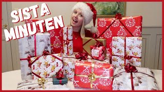 SISTA MINUTEN JULKLAPPAR \u0026 FIN INSLAGNING