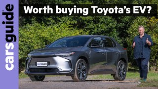 A real Tesla Model Y rival? Toyota bZ4X 2024 review: FWD | New electric SUV gets family tested