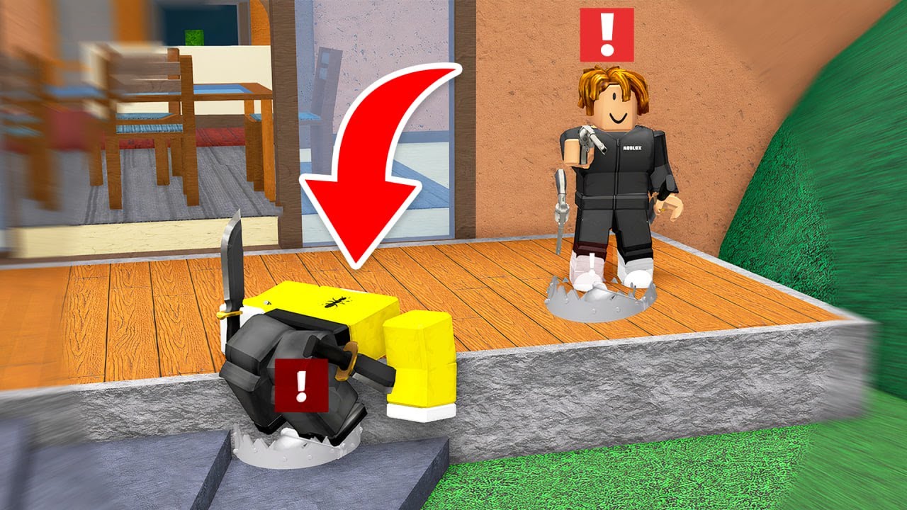 Mm2 Fake Dead Body Trap Power Youtube