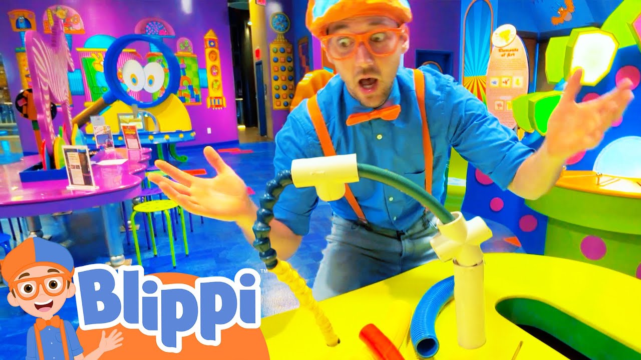 Blippi Explores The Discovery Children S Museum Fun Learning Play