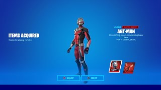 How To Get Ant Man Skin NOW FREE In Fortnite (Unlock Ant Man Skin) Free Ant-Man Bundle