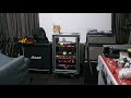 Death Metal Guitar Gear: Marshall JMP-1/Mesa Boogie Triaxis/Engl E570 boosted by a Maxon ST9Pro+.