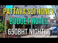 SOI HONEY PATTAYA BUDGET HOTEL CLOSE TO BEACH ROAD REVIEW - In Town Holiday Hotel 650BHT Nightly