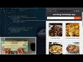 ASMR Programming - Coding Food Recipe Website - No Talking