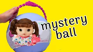 Mystery Ball with Baby Dolls | Toys and Dolls Fun for Kids | Sniffycat