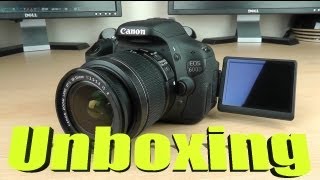 Canon 600D DSLR Unboxing and First Look (July 2013)