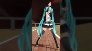 【MMD】ミクちゃんが仮面ライダーに変身！！放送事故あり！！　#shorts