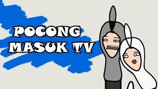 Kartun Lucu l POCONG MASUK TV