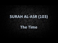 Surah Al Asr in Roman Arabic & Arabic, translation in Roman urdu & English recitd by Mishary Rashid.