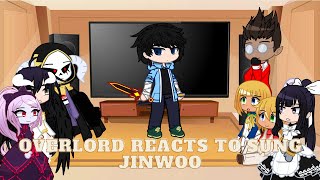 Overlord reacts to Sung Jinwoo | Overlord reacts to Solo Leveling | First name reveal