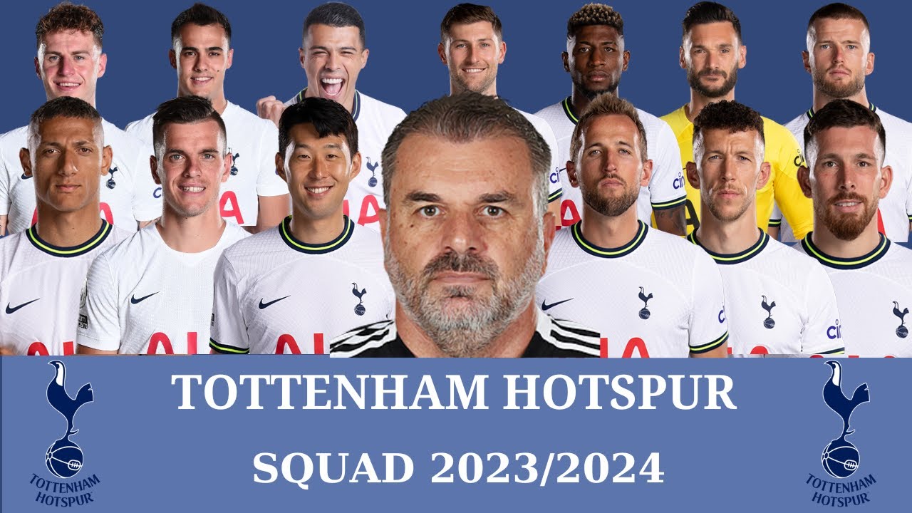 TOTTENHAM HOTSPUR F.C Squad With Ange Postecoglou | Tottenham Hotspur ...