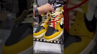 Unboxing Custom Jordan 1 Off White Pollens