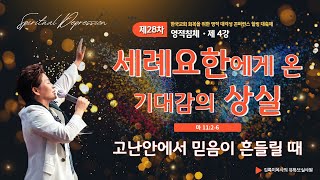 4강 세례요한에게 온 기대감의 상실(마11:2-6) 2024.10.29 화요일 오전9시30분예배 #28차영적대각성컨퍼런스#영적침체 #실천사역전문연구원 #한국교회회복 #양평힐링기도원