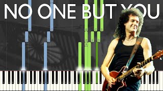 Queen - No One But You Piano/Karaoke *FREE SHEET MUSIC* As Played by Queen