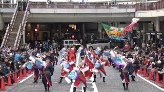 【4K】國士舞双｜國士流盆踊り はりまや橋で会いましょう（第20回 町田夢舞生ッスイ祭 2024/原町田大通り東急会場/1回目）