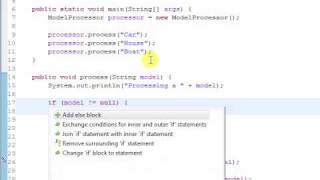 Manipulate if statements using Eclipse Quick Fix