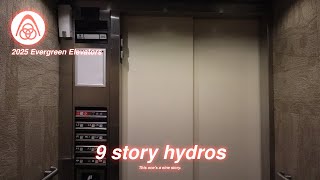 9 Story ThyssenKrupp Hydraulic Elevators | Mystery Place | Tacoma, WA.