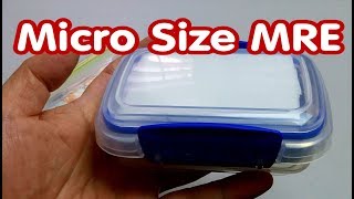 Micro Size DIY MRE : Energy Boost MRE : Meal Ready to Eat : Eye-On-Stuff