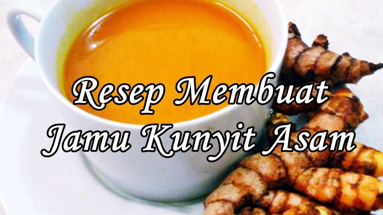 Resep Membuat Jamu Kunyit Asam Sendiri - YouTube