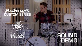 Sakae Trilogy drums \u0026 Masterwork Custom cymbals sound demo