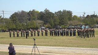 久居駐屯地開設71周年記念行事 らっぱドリル