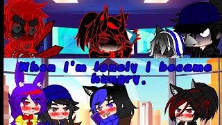 ❤😍😈When I'm lonely, I became hungry❤😍😈//meme//gacha club//Bíløl82