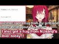 【Eng Subs】Ange Katrina eating Listener's kuso marshmallows 【Nijisanji】