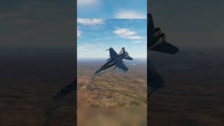 F/A-18 Hornet basic fighter maneuvers clips DCS World.  #shorts #dcsworld  #aviation #fighter