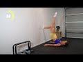 15 min calorie killer wall pilates workout full body toning