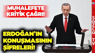 Emekli Zammı Yeni Anayasa... İşte Erdoğan'ın Meclis Konuşmasının Şifreleri!