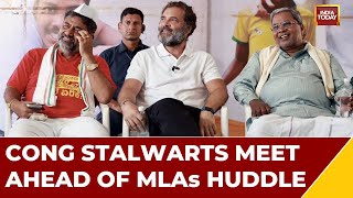 KC Venugopal, Siddaramaiah , D K Shivakumar And Surjewala Meet | Watch This Ground Report