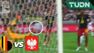 ¡SUBLIME! Dragowski le tapa a Dendoncker | Bélgica 1-1 Polonia | UEFA Nations League 2022 -J2 | TUDN