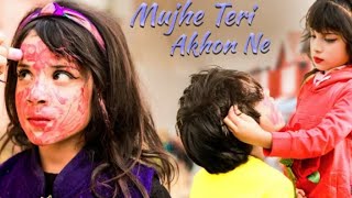 😍Mujhe Teri aankhon Ne |मुझे तेरी आँखों ने |Cute Love Story🥰 | Bacchon Ka Song | MJ Cute Story