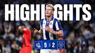 HIGHLIGHTS | Europa League 24-25 | Vuelta play-offs | Real Sociedad 5 - 2 FC Midtjylland