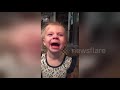 Toddler says she is not crying as she wants to be a 'big' girl