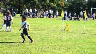 Under 6s against u7/8s . 2010 fairfield hotspurs team. barcelona, messi hopefuls