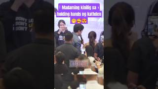 kinilig ang lahat sa holding ng kathden #kathrynbernardo #aldenrichards #shorts #viralvideo