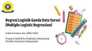 REGRESI LOGISTIK GANDA MODEL FAKTOR RISIKO DATA SURVEI